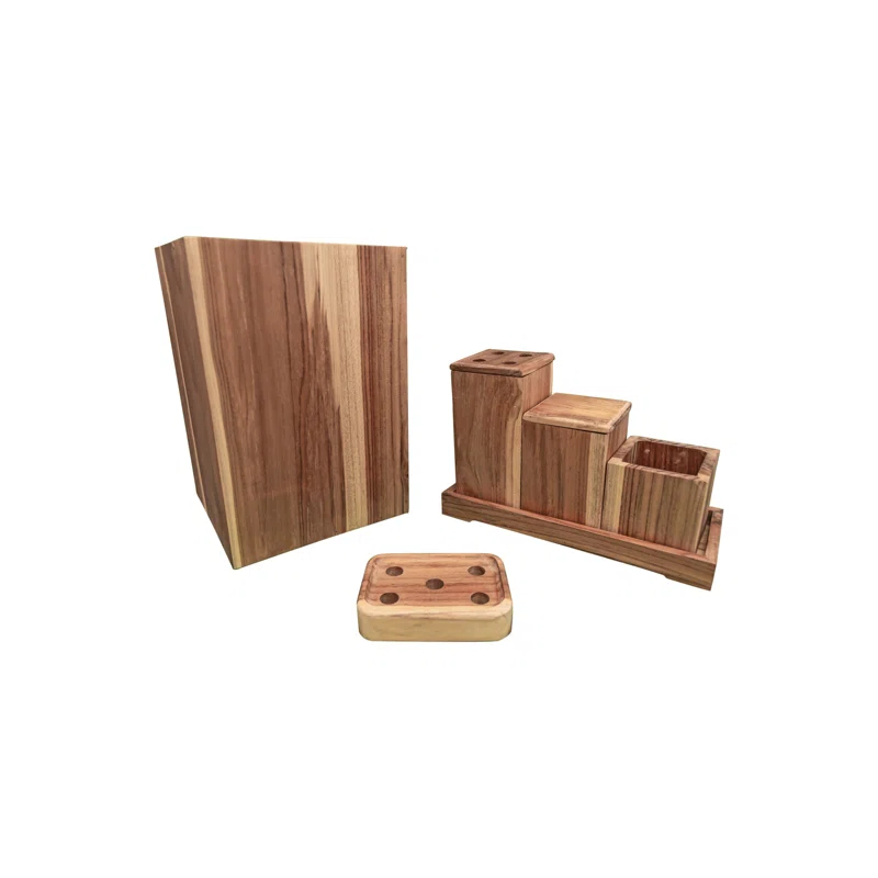 EcoDecors Eleganto 8 Piece Bathroom Accessory Set