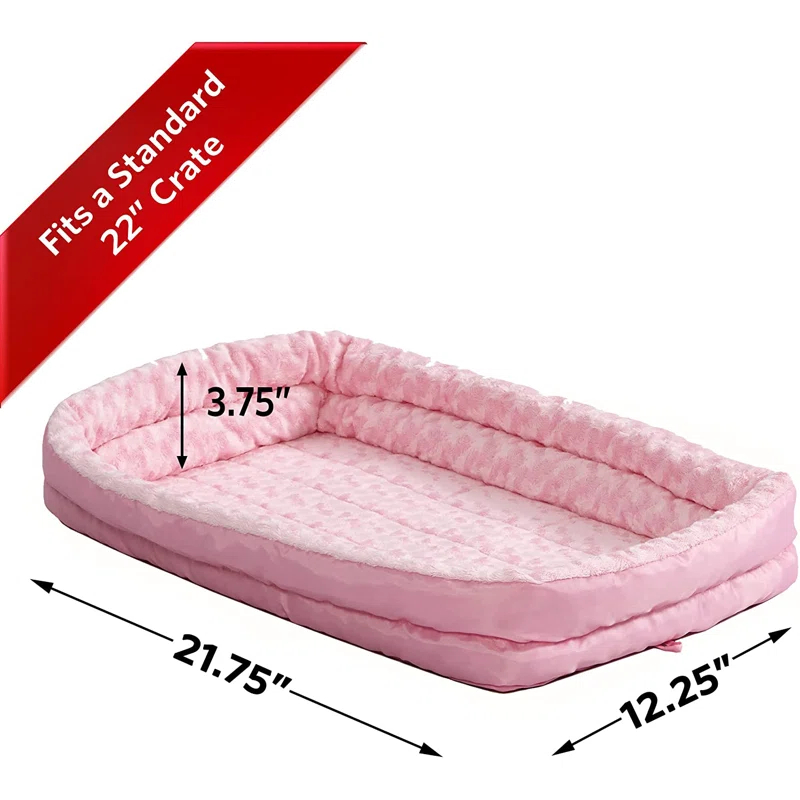 MidWest Homes for Pets Double Bolster Pet Bed