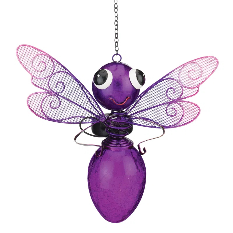 13'' Solar Powered Outdoor Hanging Light