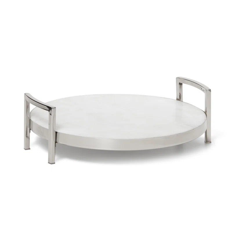 Roselli Trading Company Roman Marble Bar Serving Tray