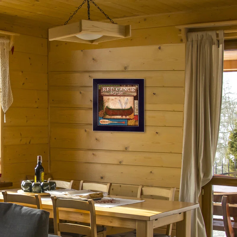 " Red Canoe Lodge " by Mollie B