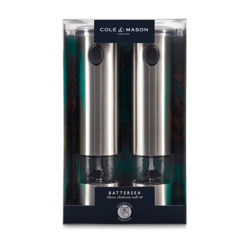 Cole & Mason Cole & Mason Battersea Electric Salt And Pepper Grinder Set