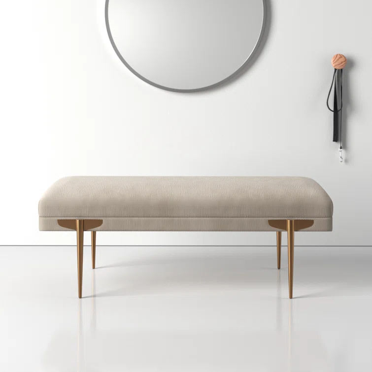 Amplitude 54" Velvet Bench