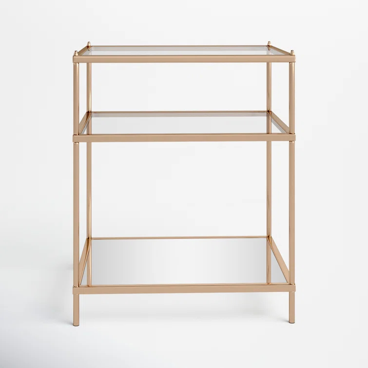 Wade Logan® Gosport Glass Top End Table