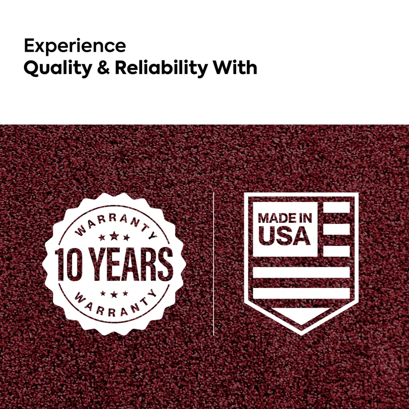 Latitude Run® Furnish My Place Modern Plush Pet and Kids Friendly Solid Color Burgundy Area Rugs, Stain & Fade Resistance, Made in USA, Perfect for Living Room, Dining Room, Bedroom, Playroom and Kidsroom, Event, Wedding Rug