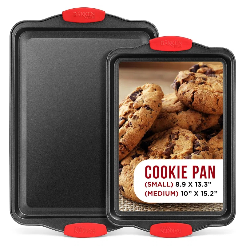 Lifemaster Lifemaster Non-Stick Steel 2 Piece Baking Sheet Set