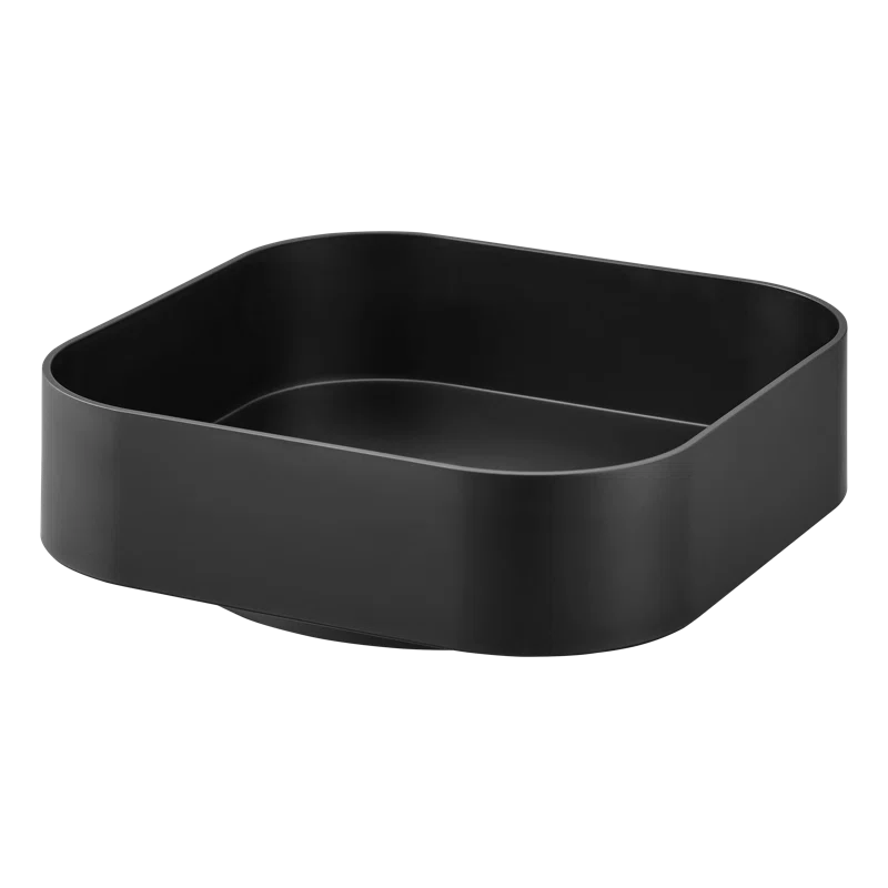 Yamazaki Home Yamazaki Home Rotating Storage Tray, ABS Plastic, Holds 8.8 Lbs