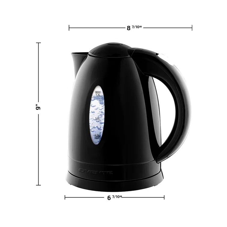 Ovente OVENTE 1.7 qt. Plastic Electric Tea Kettle