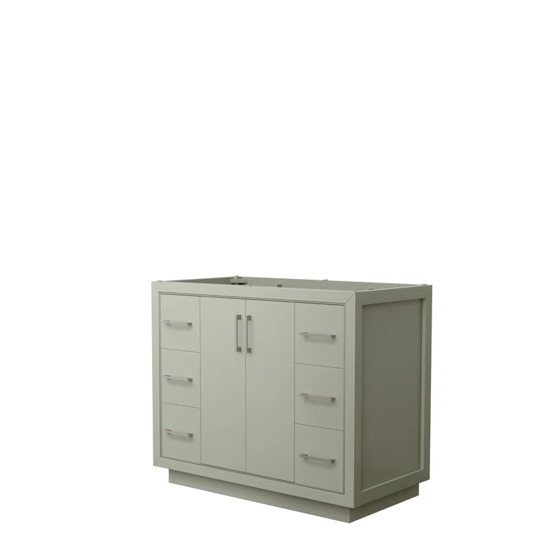 Wyndham Collection Icon 59.25" Single Bathroom Vanity Base and Mirror Only