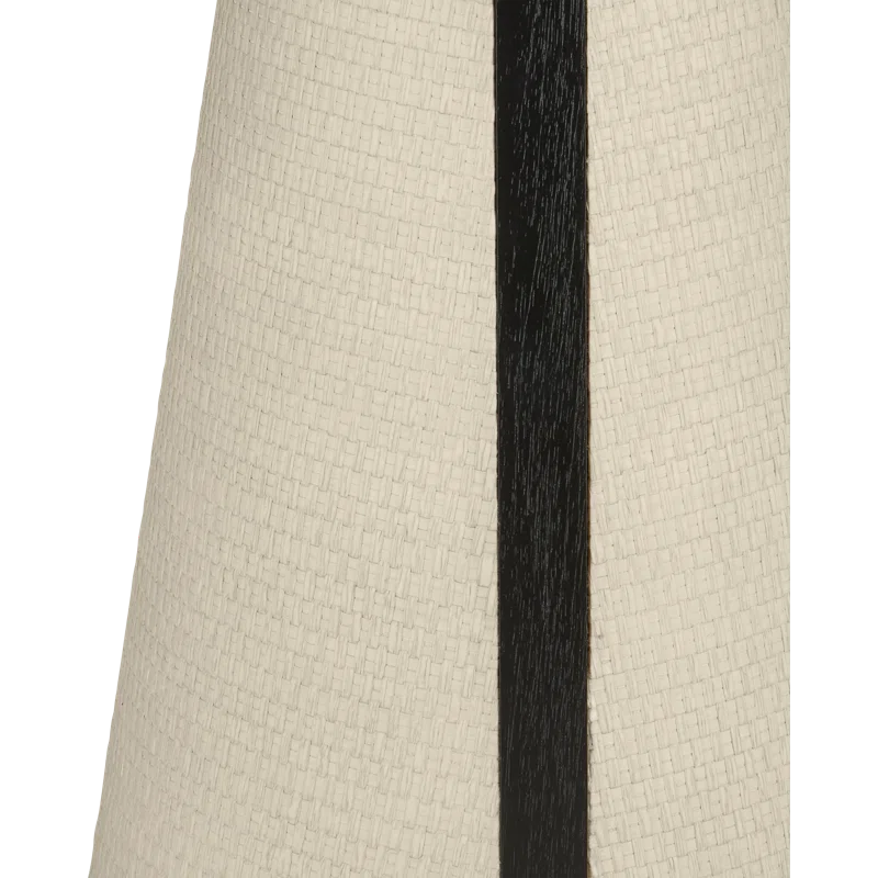 Currey & Company Deanna Raffia Entry Table