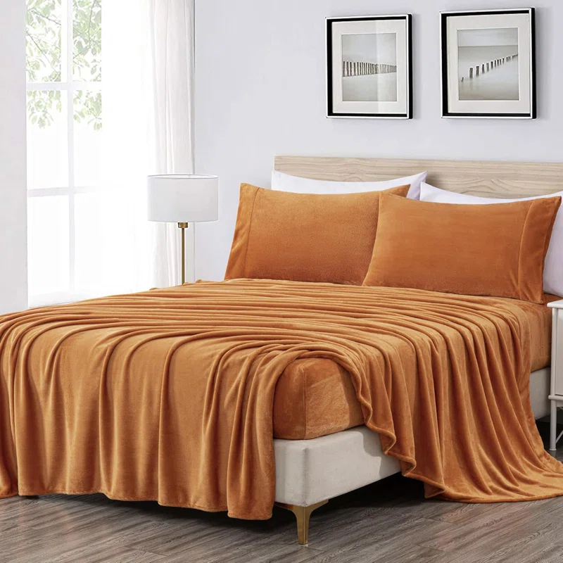 Microplush Fleece Bed Sheet Set