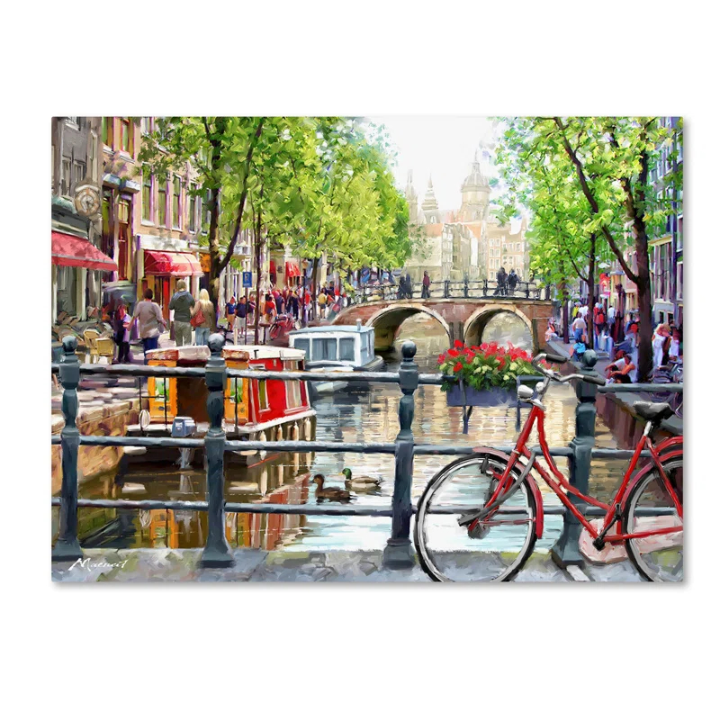 The Holiday Aisle® " Amsterdam Landscape " by The Macneil Studio