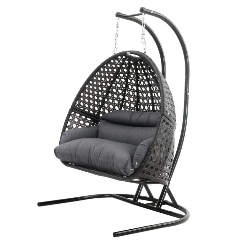 Island Gale 2 Person Swing Chair with Stand