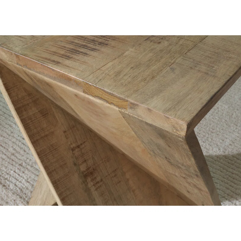 Millwood Pines Edu Solid Wood End Table