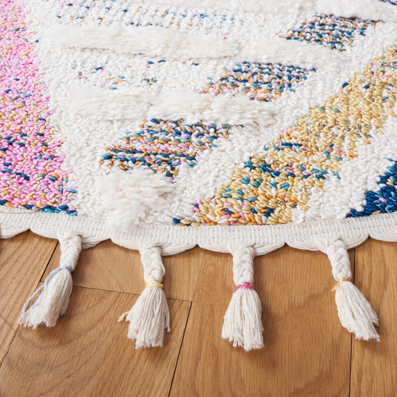 Dakota Fields Moroccan Fringe Shag Performance Moroccan Rug