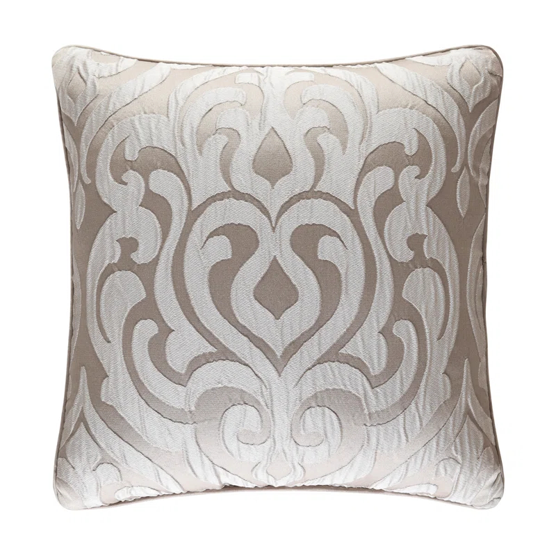 Five Queens Court Antonia 18" Square Decorative Throw Pillow