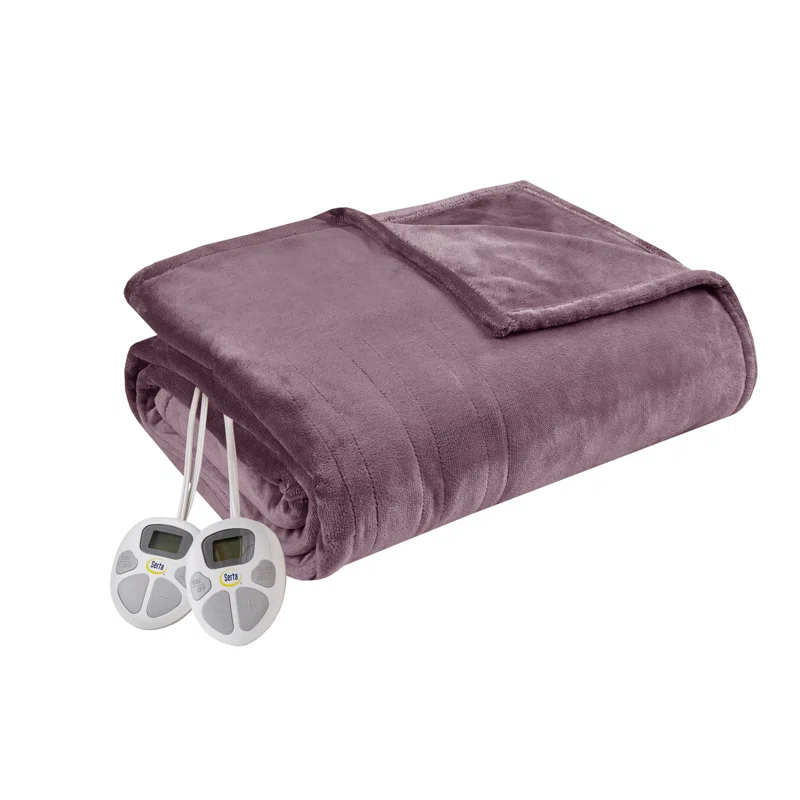 Serta Plush Heated Blanket
