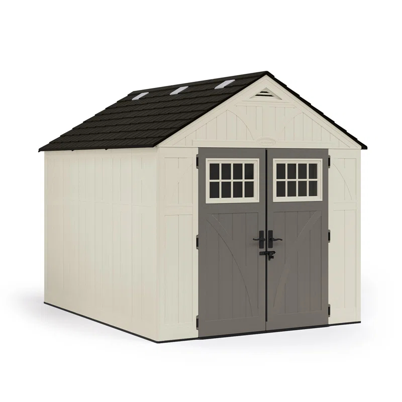 Suncast Suncast Outdoor Vanilla Resin Storage Shed