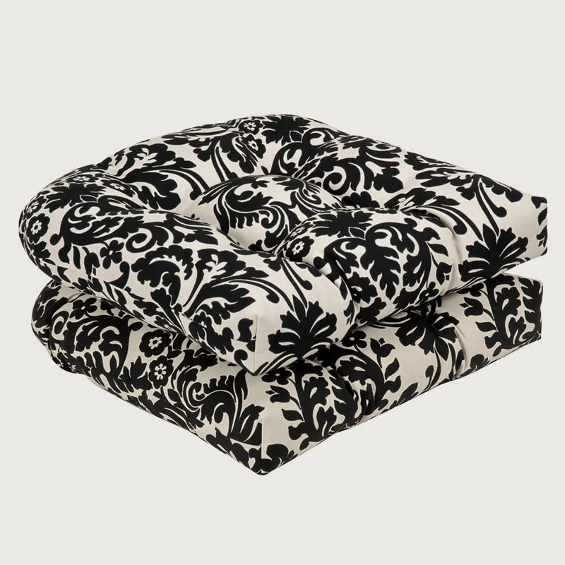 Pillow Perfect Outdoor 5'' Dining Chair Seat Cushion (Set of 2)