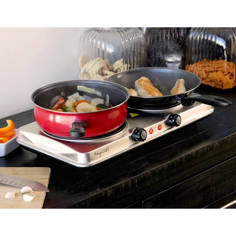 Mega Chef Mega Chef 1700 Watt Electric Double Hot Plate
