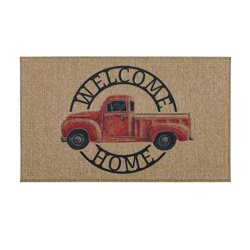 Mohawk Home Harvest Chalk Home Multicolor Novelty Weather Resistant Door Mat