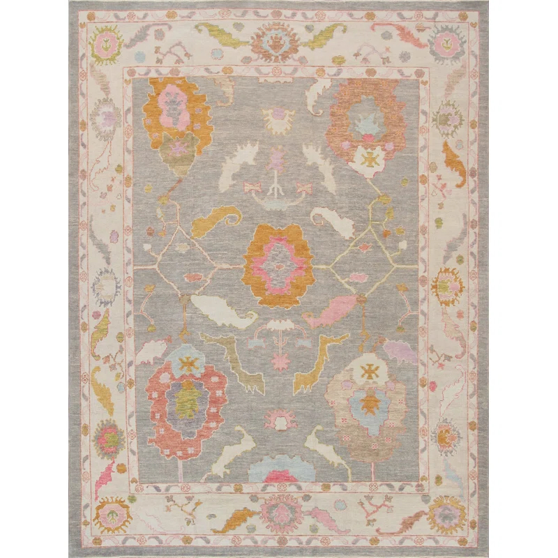 Pasargad Oushak Hand-Knotted Wool Area Rug