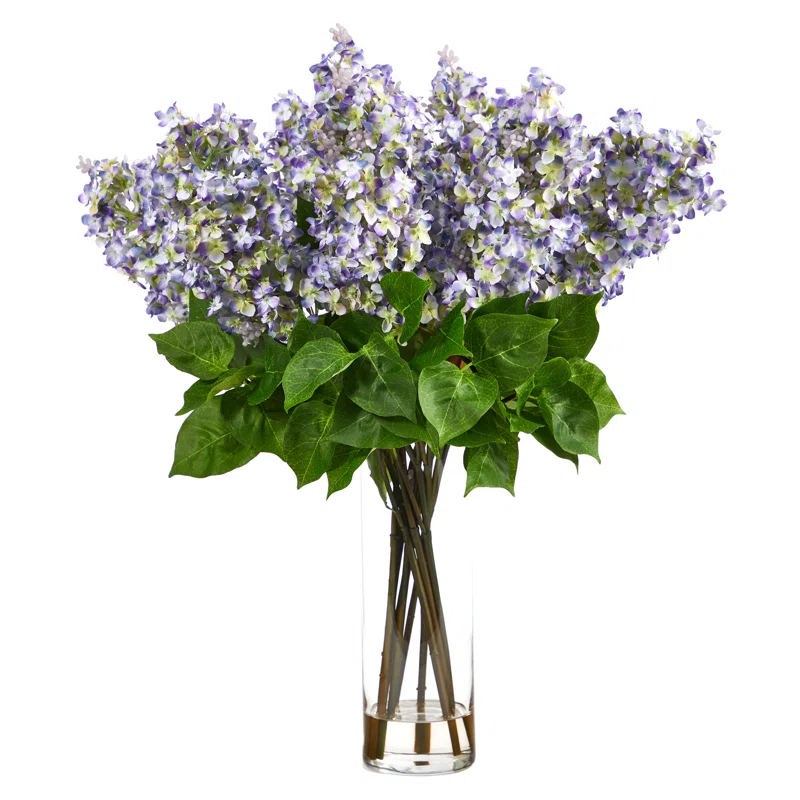 Primrue Alvarado Lilac Arrangement in Vase
