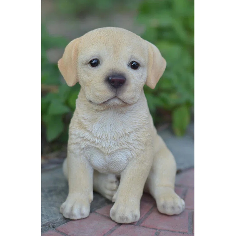 Hi-Line Gift Ltd. Yellow Labrador Puppy Statue