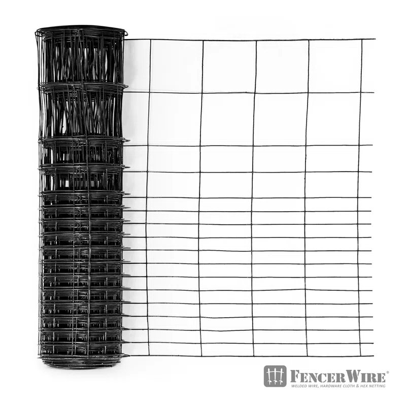 Fencer Wire Fencer Wire Vinyl Coated 16 Gauge Rabbit Guard Fence, Poultry Outdoor Fencing Barrier Wire Roll