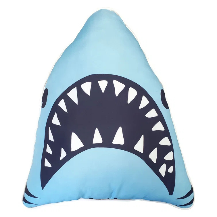 Northwest Kids Shark Adventure Full Bed In A Bag Set with Decorative Pillow