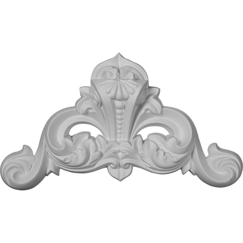Ekena Millwork Bradford 8.875'' H x 16.625'' W x 2'' D Urethane Onlay Scroll