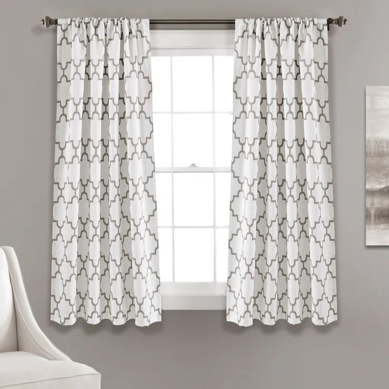 Lush Decor Polyester Room Darkening Curtain Pair (Set of 2)