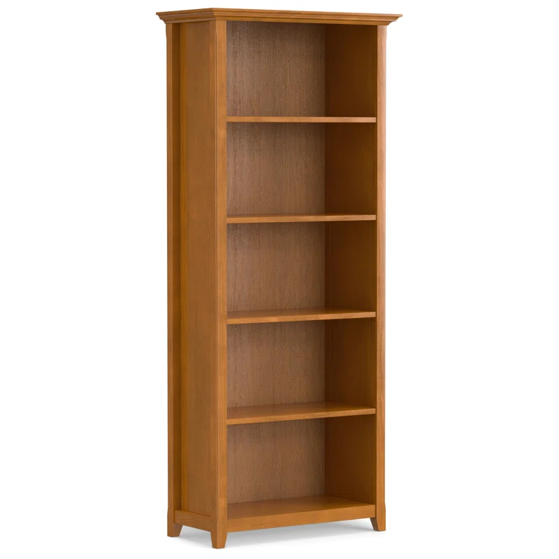 Simpli Home Amherst SOLID WOOD 5 Shelf Bookcase