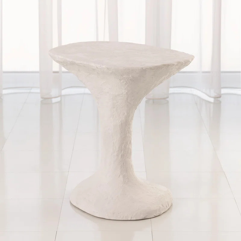 Studio A Home Primitive Accent Table-Soft White