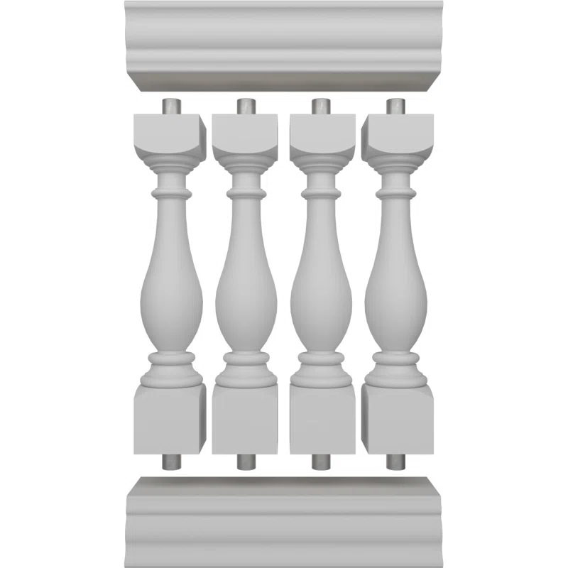 Ekena Millwork Legacy White Porch And Stair Railings