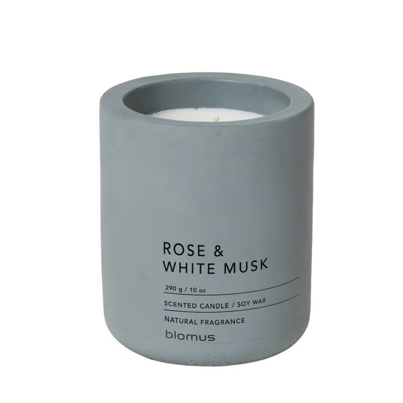 FRAGA Rose & White Musk Scented Jar Candle