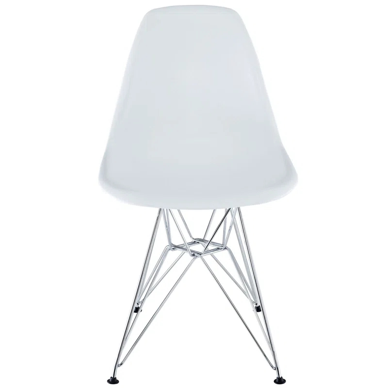 Modway Modway Plastic Dining Chair with Wire Base