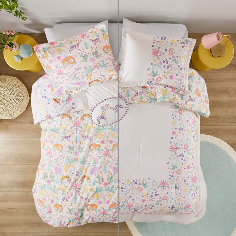 Urban Habitat Kids Lulu Reversible Cotton Printed Floral Comforter Set