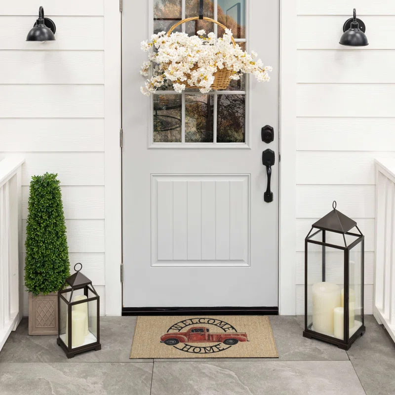 Mohawk Home Harvest Chalk Home Multicolor Novelty Weather Resistant Door Mat