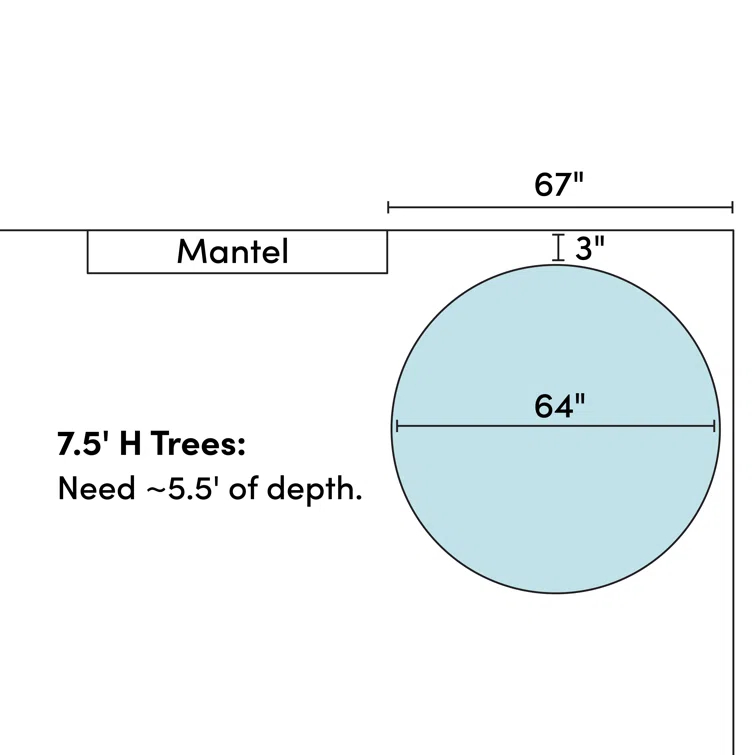 The Holiday Aisle® 7.5' Christmas Tree