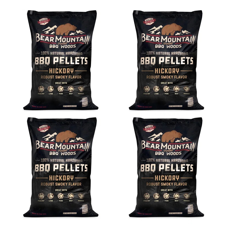 Bear Mountain BBQ Hardwood Hickory Smoker Pellets | Wayfair