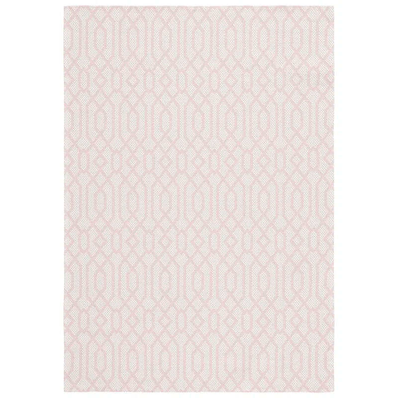 Martha Stewart 421 100% Cotton Geometric Rug