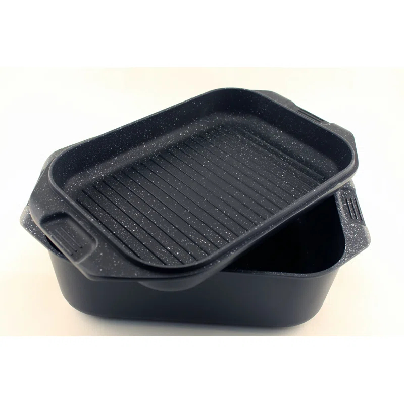 BergHOFF CookNCo 17" Double Roasting Pan