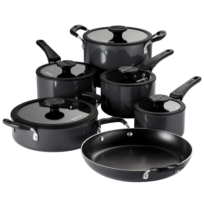 Tramontina Tramontina Aluminum Non Stick 11 Pc Nesting Cookware Set