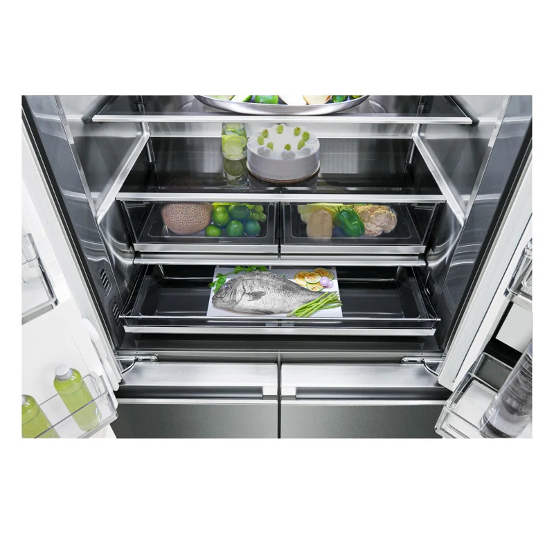 LG Signature Lg Signature 23 Cu. Ft. Smart Wi-fi Enabled Instaview® Door-in-door® Counter-depth Refrigerator URNTC2306N