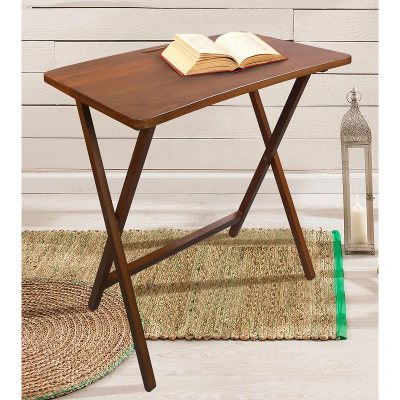 Arizona Folding Table with Solid American Gum - Sweet Oak