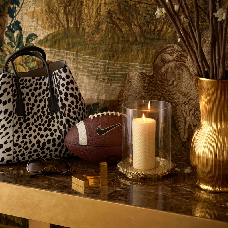 AERIN Tulln Glass Tabletop Hurricane