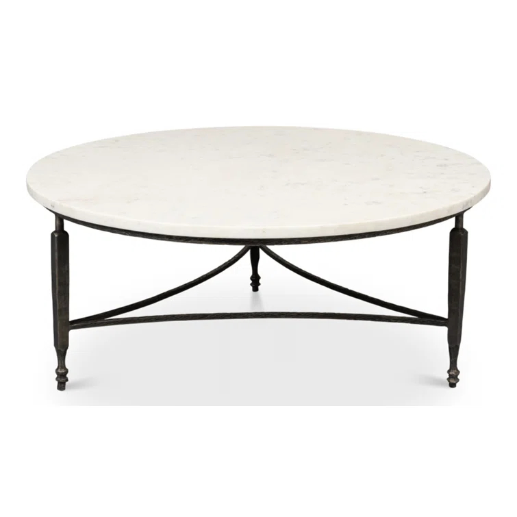 Sarreid Ltd Mykos Marble Top Coffee Table