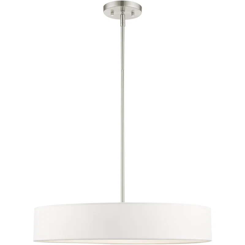 Lighting Lumens 4 - Light Dimmable Drum Chandelier