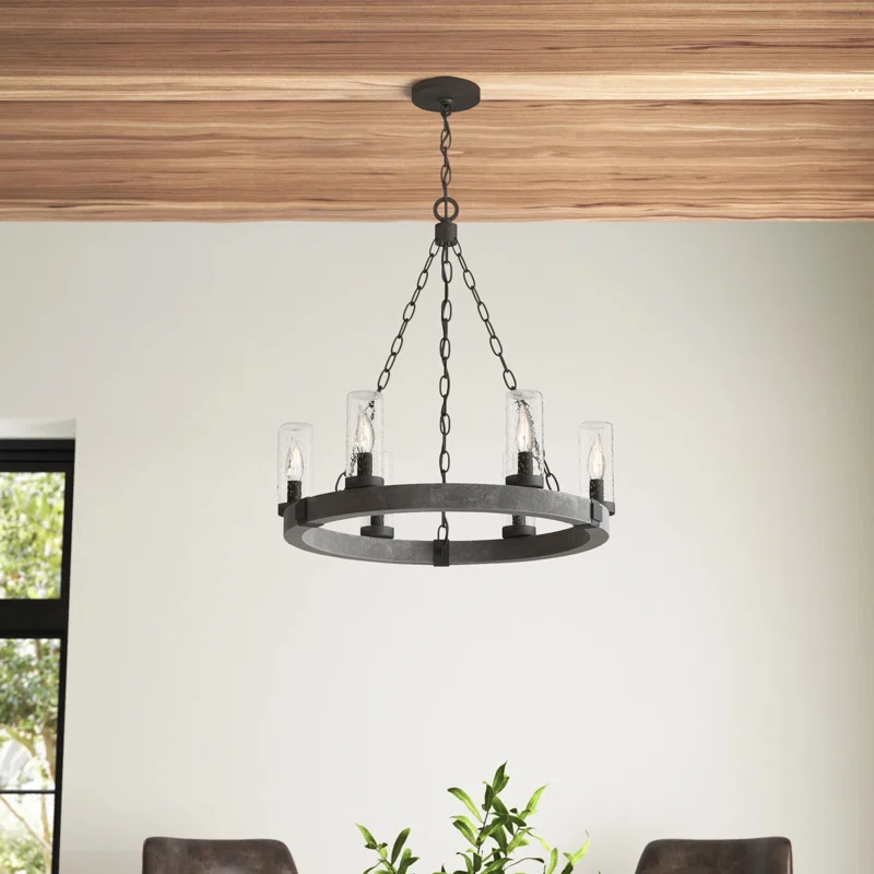 Sawyer 6 - Bulb 23.25" H Outdoor Chandelier